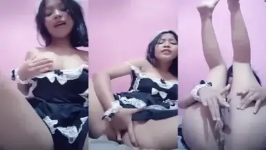 Asisten Rumah Tangga Asyik Colmek di Dapur