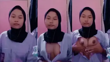 Bokep VCS Hijab Bocil Sange Remas Payudara