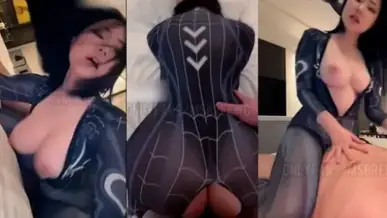 Cosplay Spider Woman Wikwik Becek